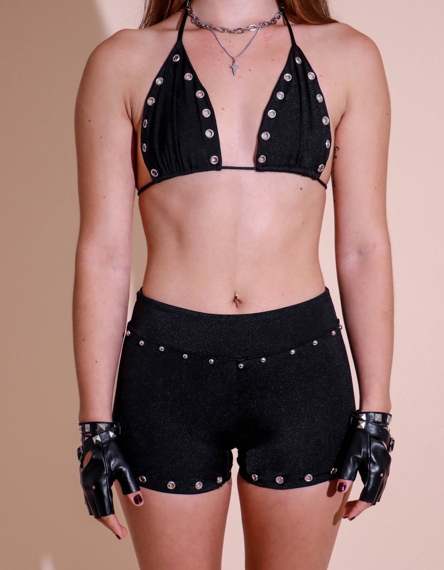 Grommet Bikini Top