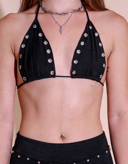 Grommet Bikini Top