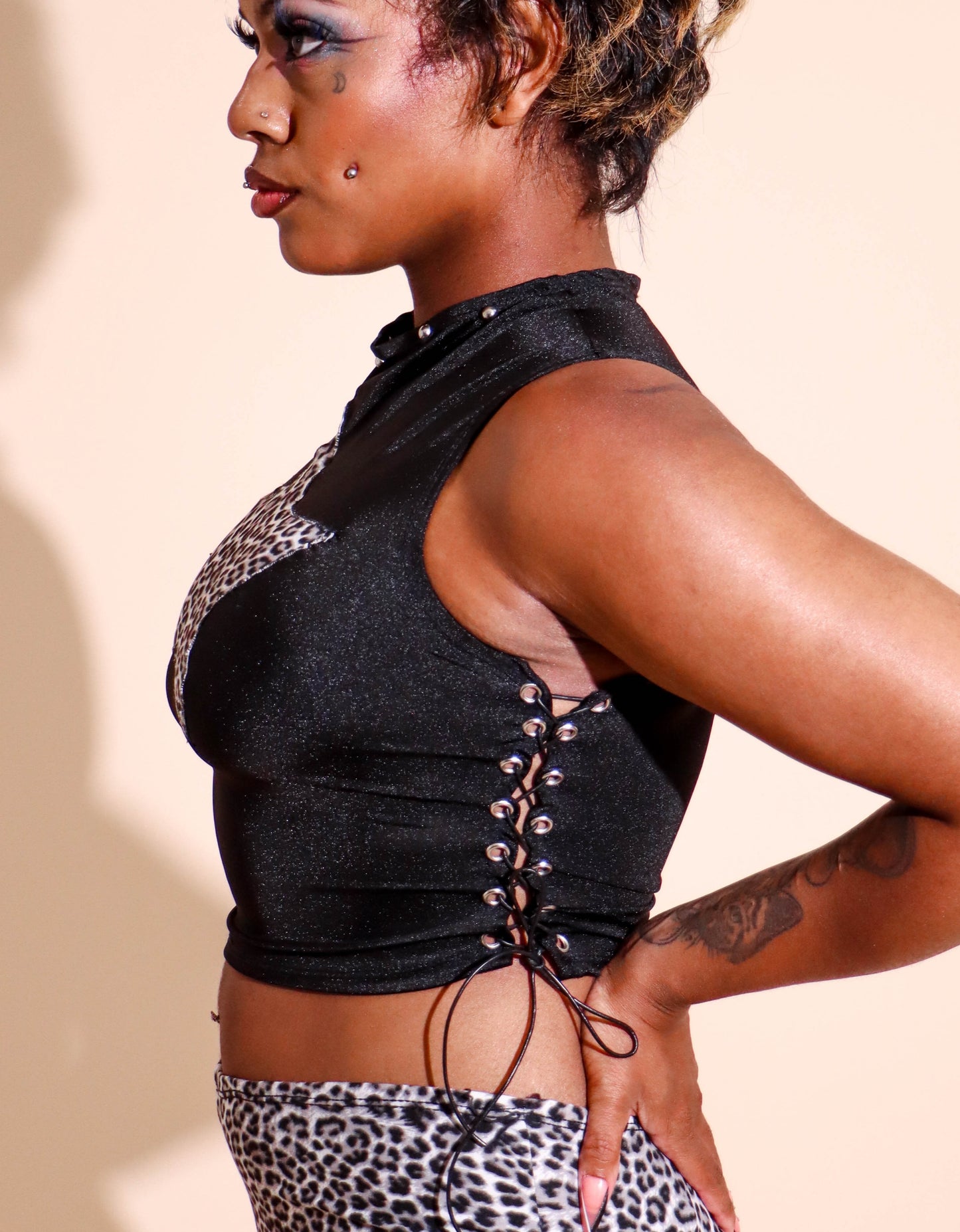 Rockstar Top- Cheetah